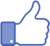 facebook thumbsup like us